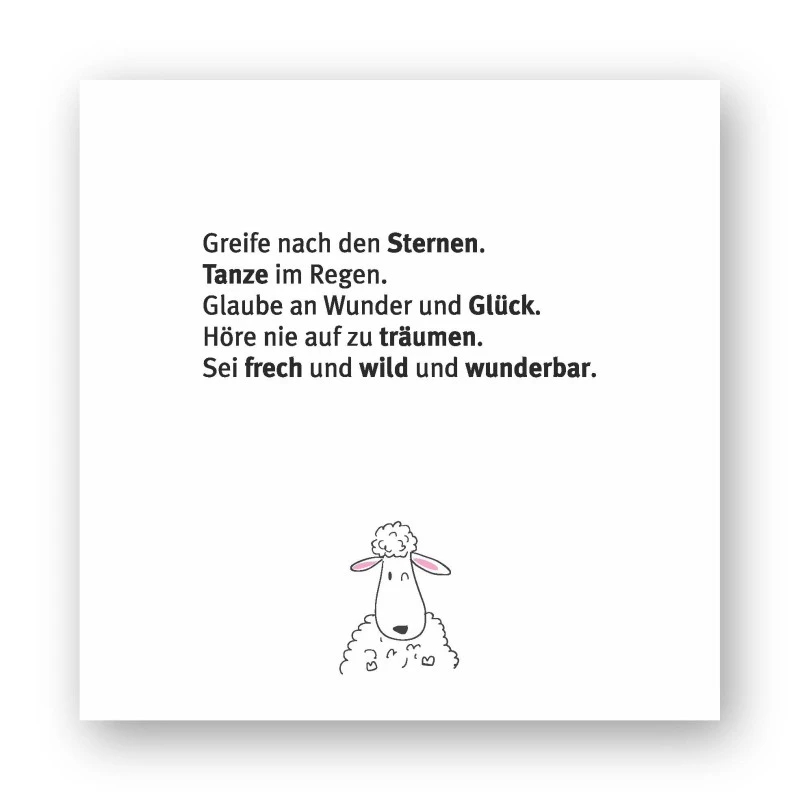 Holzbild "Greife nach den Sternen"