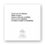 Holzbild "Greife nach den Sternen"