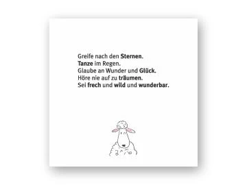 Holzbild "Greife nach den Sternen"