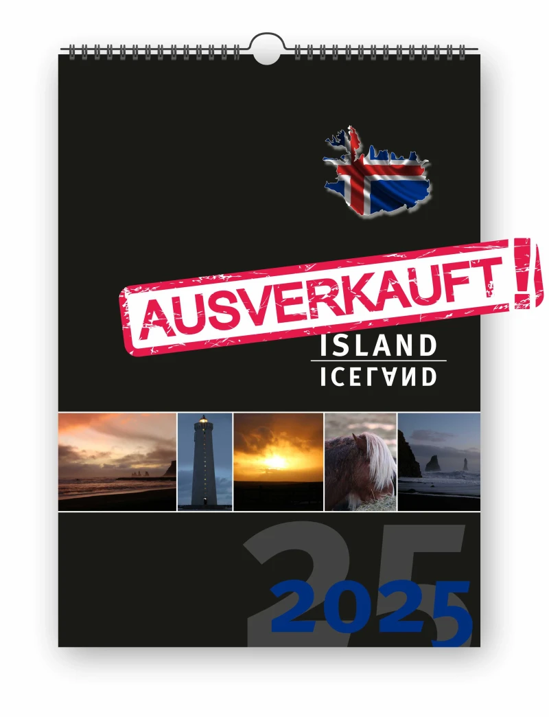 Island - schwarz mit Zitaten