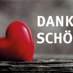 Postkarte "Dankeschön Herz"