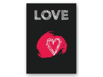 Wandbild love