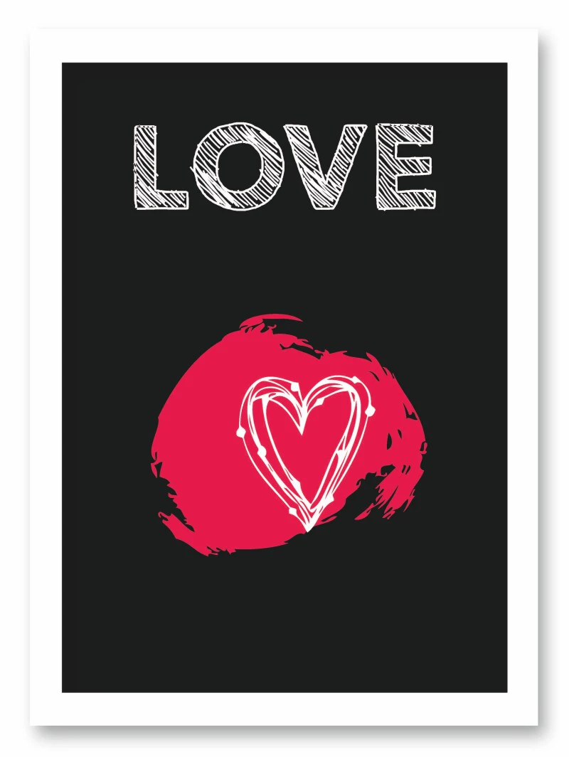 Wandbild love