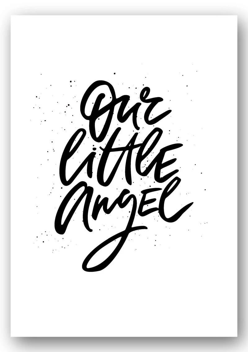 Wandbild our little angel
