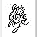 Wandbild our little angel