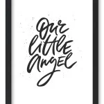 Wandbild our little angel