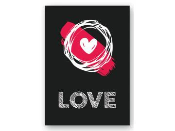 Wandbild love - HerzKreis