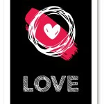 Wandbild love - HerzKreis