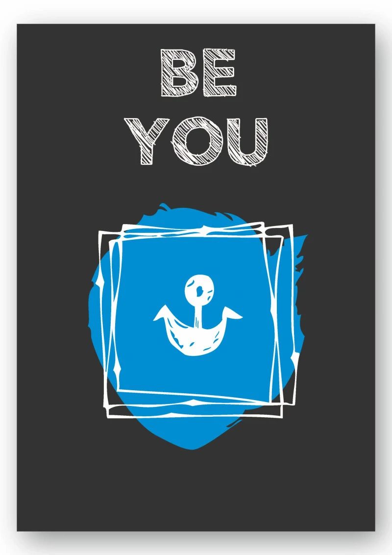 Wandbild be you