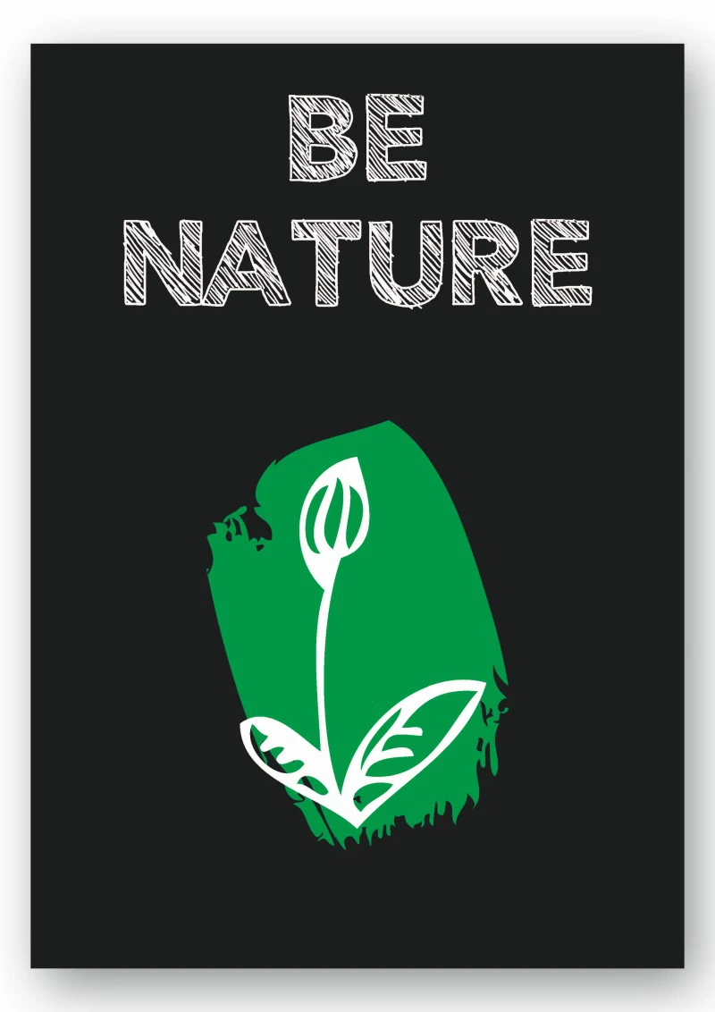 Wandbild be nature