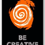 Wandbild be creative